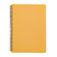 Obálka se zipem síťovaná A5 transparent-žlutý lem