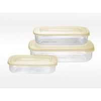 box-sada 3ks, 3,0l, 1,88l, 0,93l, obd. bílý, plast