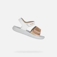 Bílé dívčí sandály Geox Sandal Lightfloppy