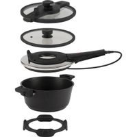 remoska TRIA d28x13cm, 4,5l, černá, indukce