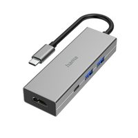 Hama USB hub, multiport, 2x USB-A, USB-C PD, HDMI, USB 3.2 5 Gb/s