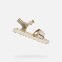Zlaté dívčí sandály Geox Sandal Haiti