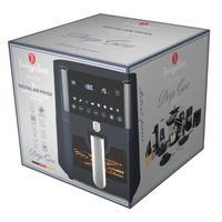 BERLINGERHAUS Silikonový košík do horkovzdušné fritézy Matte Black Collection BH-8886
