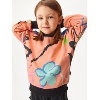 Unuo Dětská fleecová bunda Teddy, Bílá