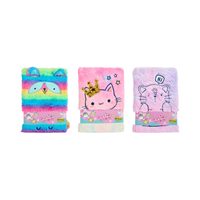 PLYŠOVÝ ZÁPISNÍK 15x20,5 cm