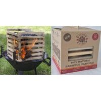 soupr.GRIL BBQ box, 100%NATURAL (dřevo+dř.uhlí)