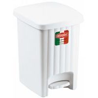 koš odp.20l pedál.bílý, 38,5x30x26cm