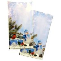 sáček 21x40cm SNĚHULÁK-ván., dárkový