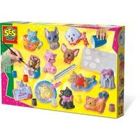 Odlievanie a maľovanie sada mačky a psy