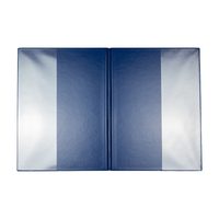 Sloha A4 SPORO boční kapsa plast - modrá