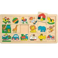 Prilož kam čo patrí malé (3x6) "Žirafa Suzie"