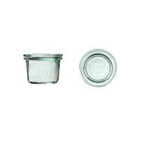 WECK sklen.zavař. 80ml+víčko- 1ks-WECK Sturz (d 60)