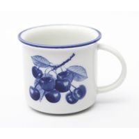 hrnek 380ml TINA - TŘEŠNĚ kobalt, čes.porcelán