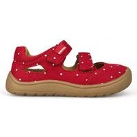 Dětská BAREFOOT letní obuv Protetika - Červené
