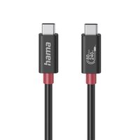 Hama USB-C kabel USB4, 1 m, 80 Gb/s, 240 W