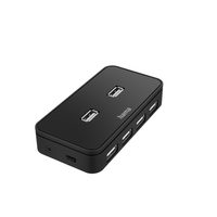 USB-A-Hub, 7 Ports, USB 2.0, 480 Mbps, incl. Cable und Power Adapter