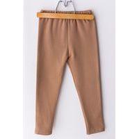 Termo legíny dívčí jednobarevné - latté