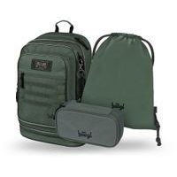 BAAGL SET 3 Cubic Grove: batoh, penál, sáček