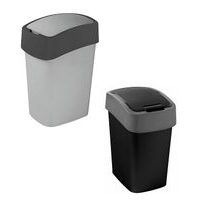 koš odp. 9l Flipbin černý/šedý, výkl.(19x24x35cm)