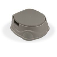 DOLU Dětská jídelní židlička s pultem, polstrováním a odnímatelným jídelním tácem, béžová, 90x70x60 cm