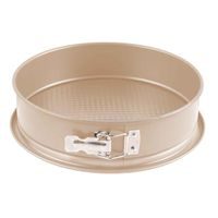 KITCHISIMO FORMA NA DORT KITCHISIMO 28CM ZLATÁ UHLÍKOVÁ OCEL
