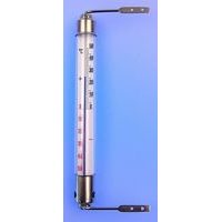 teploměr 20,0cm okenní, -50°C+50°C, kov.obj.