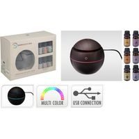 HOMESTYLING Zvlhčovač vzduchu s aroma terapií USB LED KO-MC5557360