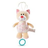 NICI NICI MFN plyš Kočička na zavěšení s hracím strojkem, 18cm