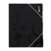 Sloha s gumou A4 Black and White černá