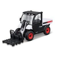Bburago Bburago - FARMLAND, Bobcat Toolcat s paletovou vidlicí + paleta, 10 cm