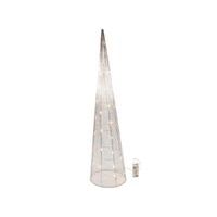 SVENSKA LIVING DEKORACE VÁNOČNÍ KUŽEL 30LED 80CM STŘÍBRNÁ ČAS.2XA_hamashop