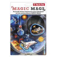 Doplňková sada obrázků MAGIC MAGS Vesmírná raketa k aktovkám GRADE, SPACE, CLOUD, 2v1 a KID