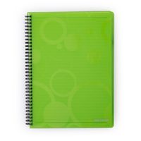 Twin wire blok A4 PP NEO COLORI zelená