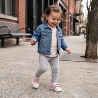 Staroružové dívčí baleríny Geox Plie