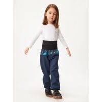 Unuo Dětské softshellové kalhoty s fleecem Basic, Lila