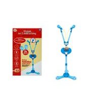 PLEJO Stojan se 2 mikrofony - modrá