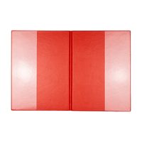 Sloha A4 SPORO boční kapsa plast - červená