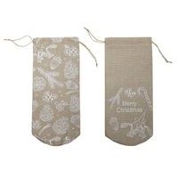 HIT PYTLÍK DÁRKOVÝ Z JUTY 10X30 CM, ŠEDÁ, 2 ASSORT_hamashop