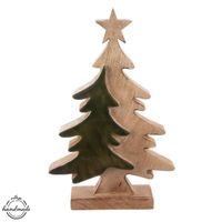 O Dekorace strom dřevo MANGO v. 47 cm