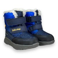 DDstep dětské LED zimní boty s membránou - Hvězdy