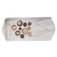 Servírovací tác káva 39,5x16,5 cm