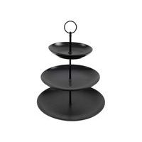 HIT ETAŽÉR NA CUKROVÍ 3 PATRA 16/21/26 CM, ČERNÁ_hamashop