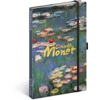 NOTIQUE Notes Claude Monet, linkovaný, 13 x 21 cm