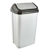 Keeeper ODPADKOVÝ KOŠ S KYVNÝM VÍKEM 38,5X29X66 SVĚTLE STŘ
