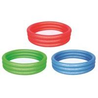 Nafukovací bazén 3 barvy (červená, zelená, modrá), průměr 122 cm, výška 25 cm