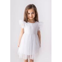 Dívčí slavnostní šaty bílé