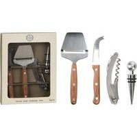 EXCELLENT HOUSEWARE Otvírák na víno a kráječ na sýr sada 4 ks KO-170485140
