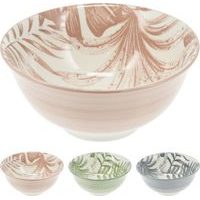 miska 500ml, LISTY, mix barev, porcelán