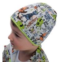 ESITO Dětská čepice Monsters - zelená