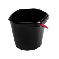 vědro 14l s výlev. BRYZA ECO, černé, 35x34x27cm, plast
